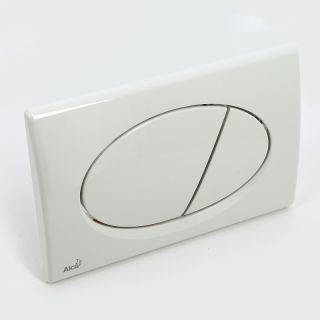 Кнопка смыва AlcaPlast для инсталляции белая M70